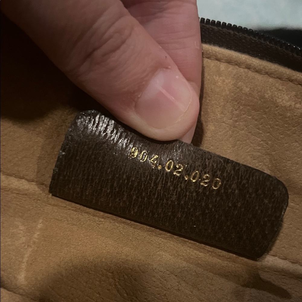 Gucci Brown and Tan GG Monogram Crossbody Bag **Accessory Collection RARE** - Picture 10 of 12